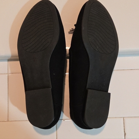 Lauren Blakwell Black Women's Shoes With Tassle Suede Size 10 - Picture 9 of 9